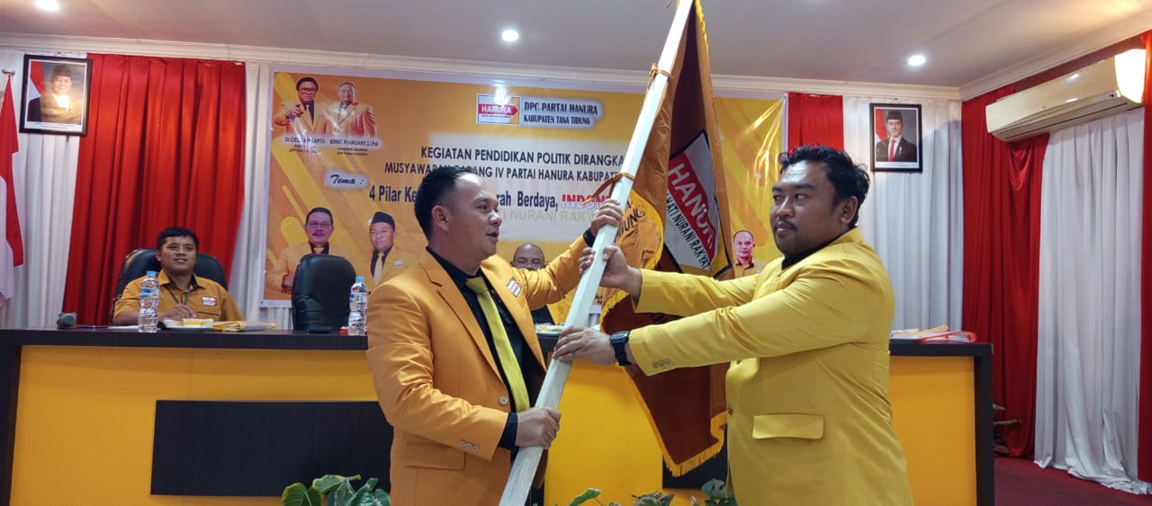 Muscab Jadi Pendidikan Politik, Markus Yuteng Pimpin Hanura Tana Tidung